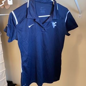 Nike womens S polo WVU